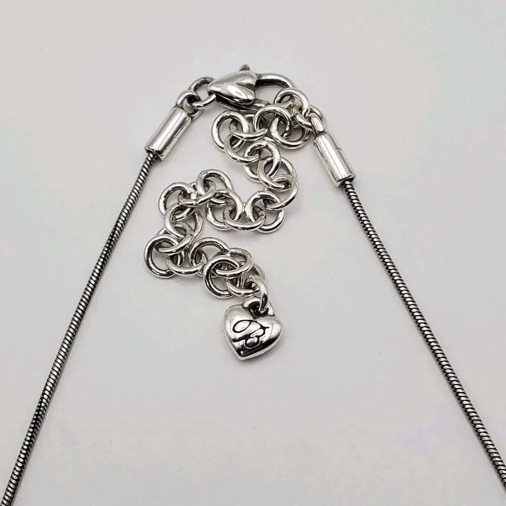 Brighton Flower Collar Statement Crystal Retired Pendant Necklace - Picture 6 of 9